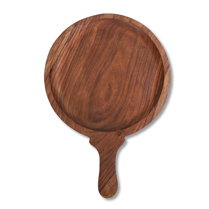 Handcrafted Wooden Serving Board with Handle