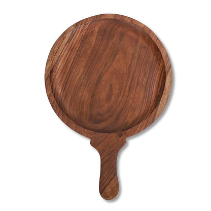 Handcrafted Wooden Serving Board with Handle
